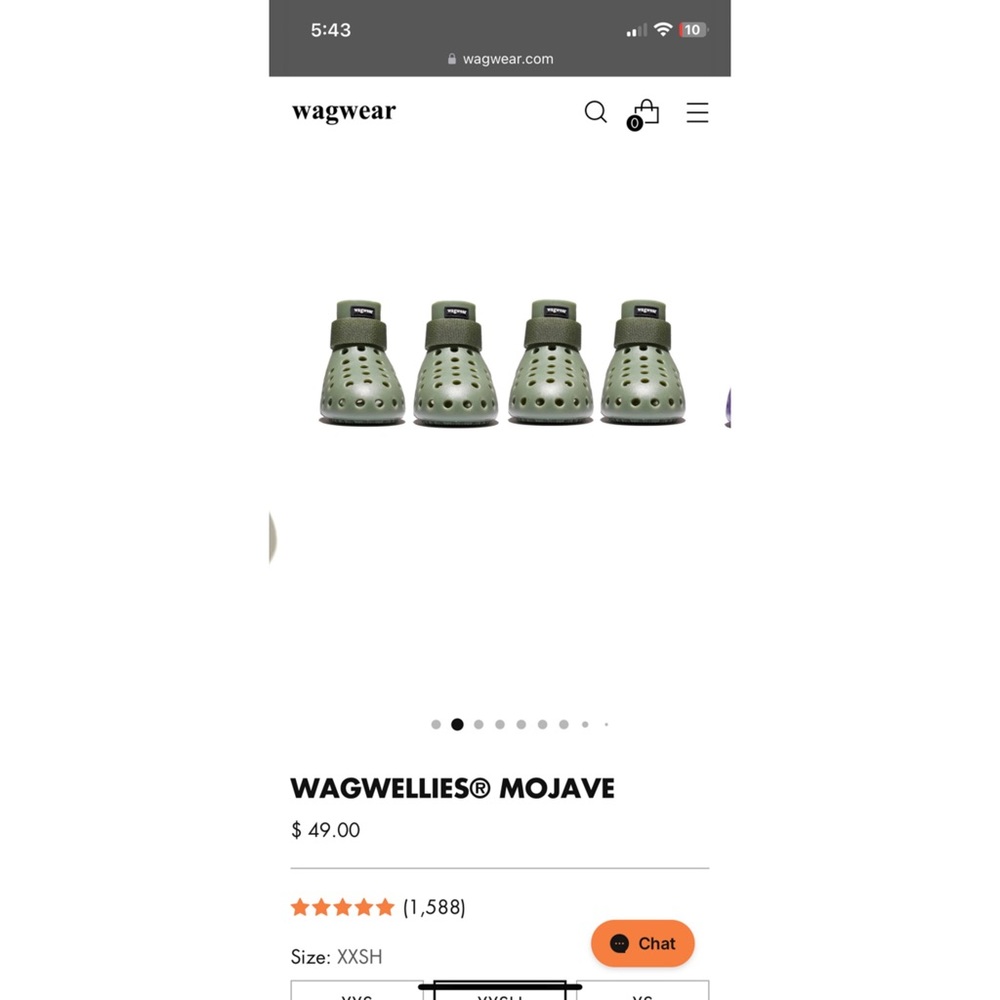 Wagwear Wagwellies Mojave Dog Booties